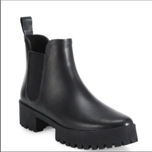 Loeffler Randall Charlie Platform Ankle Rainboot